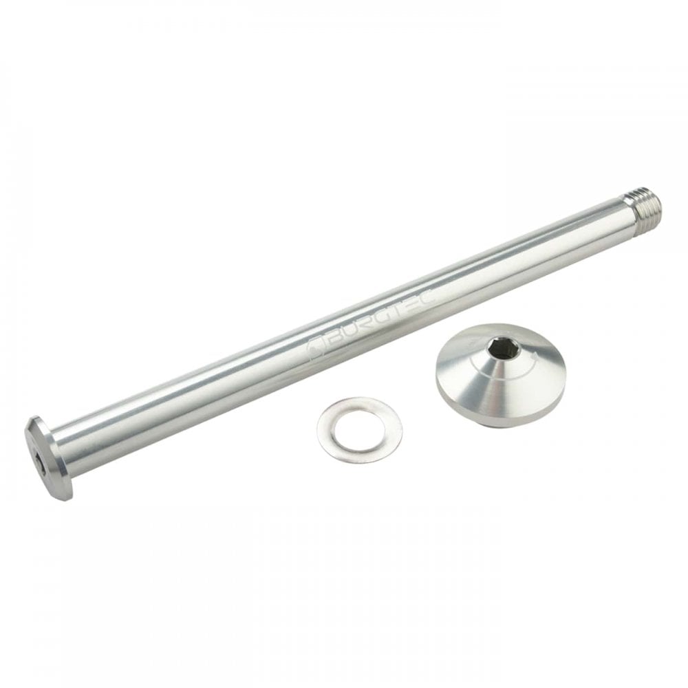 Burgtec Yeti 171mm Rear Axle Rhodium Silver