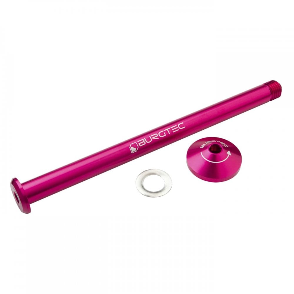 Burgtec Yeti 171mm Rear Axle Toxic Barbie Pink