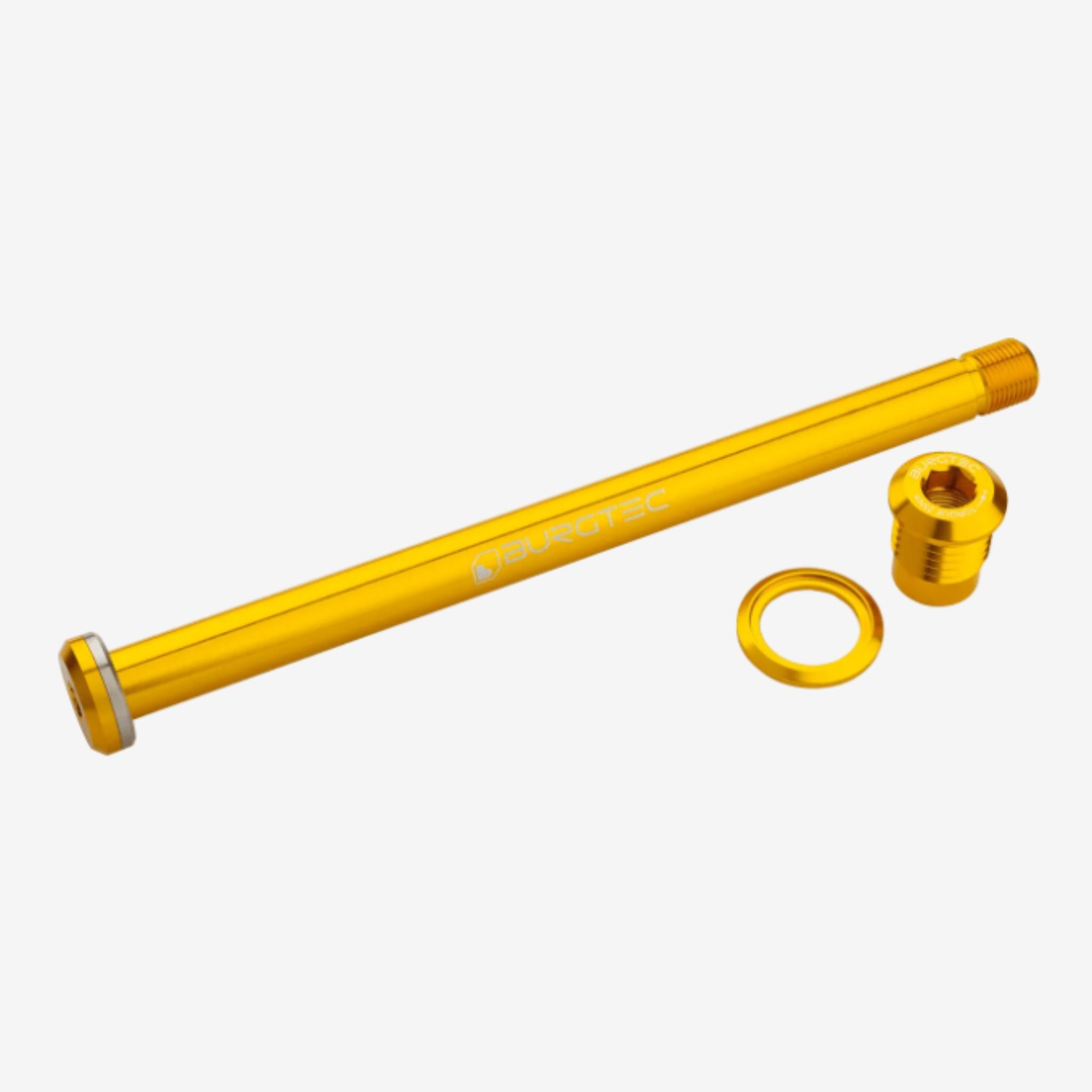 Burgtec Yeti 174mm Rear Axle Burgtec Bullion Gold