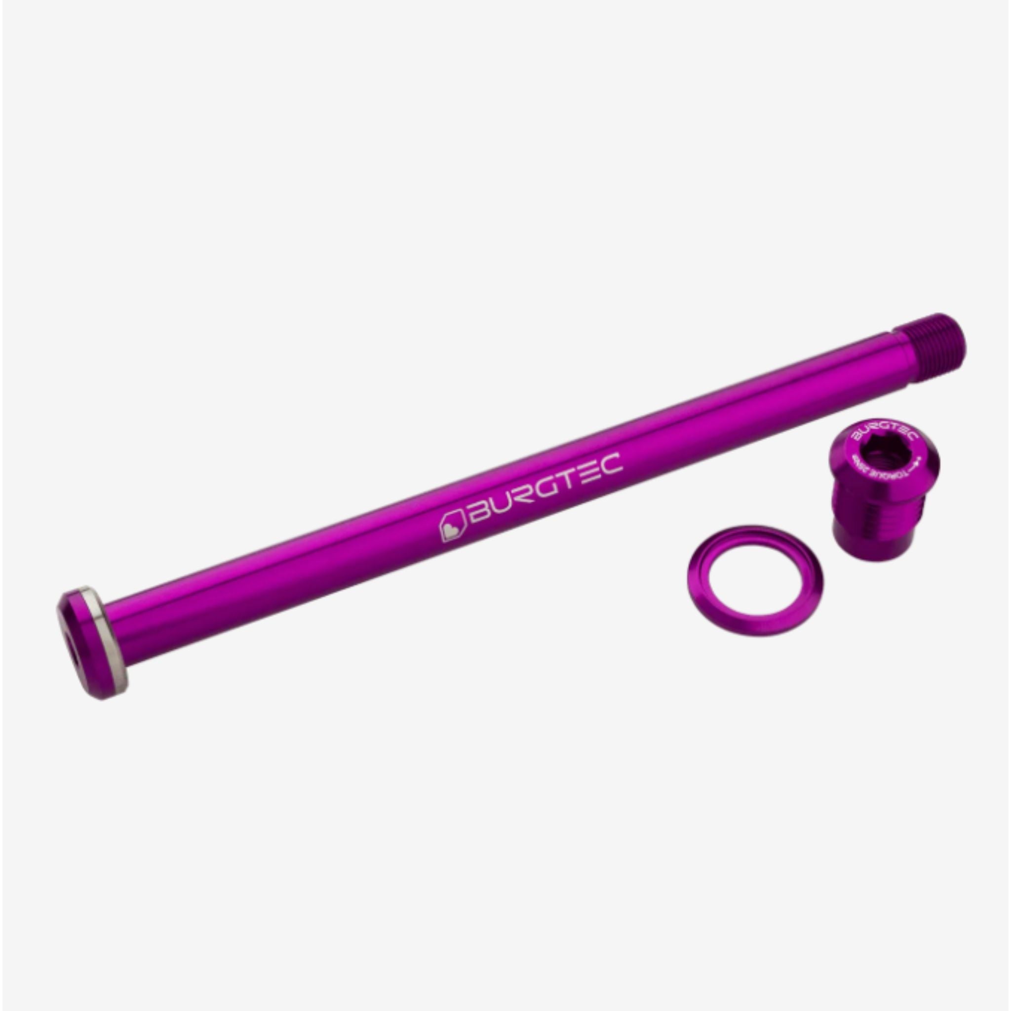 Burgtec Yeti 174mm Rear Axle Purple Rain