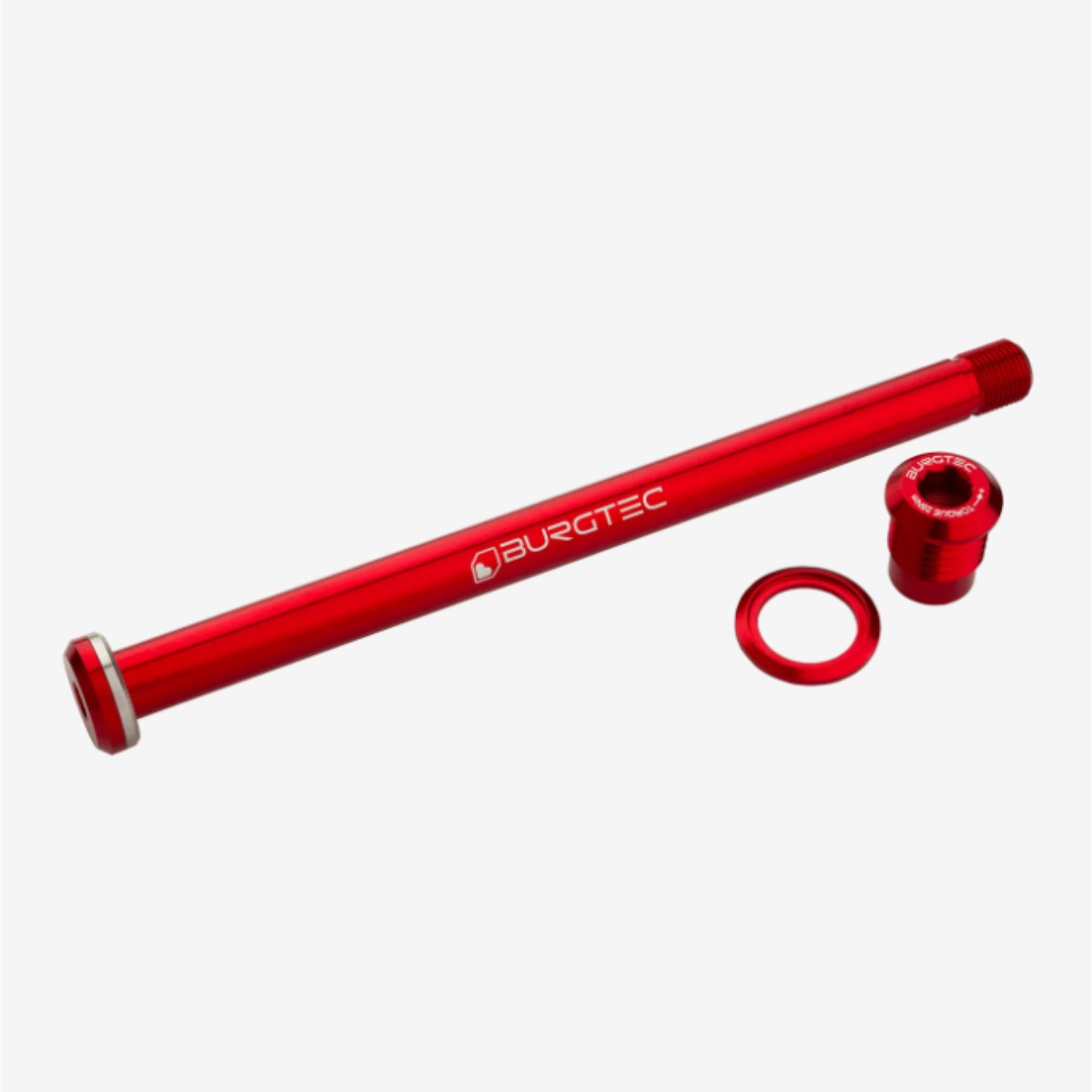 Burgtec Yeti 174mm Rear Axle Race Red