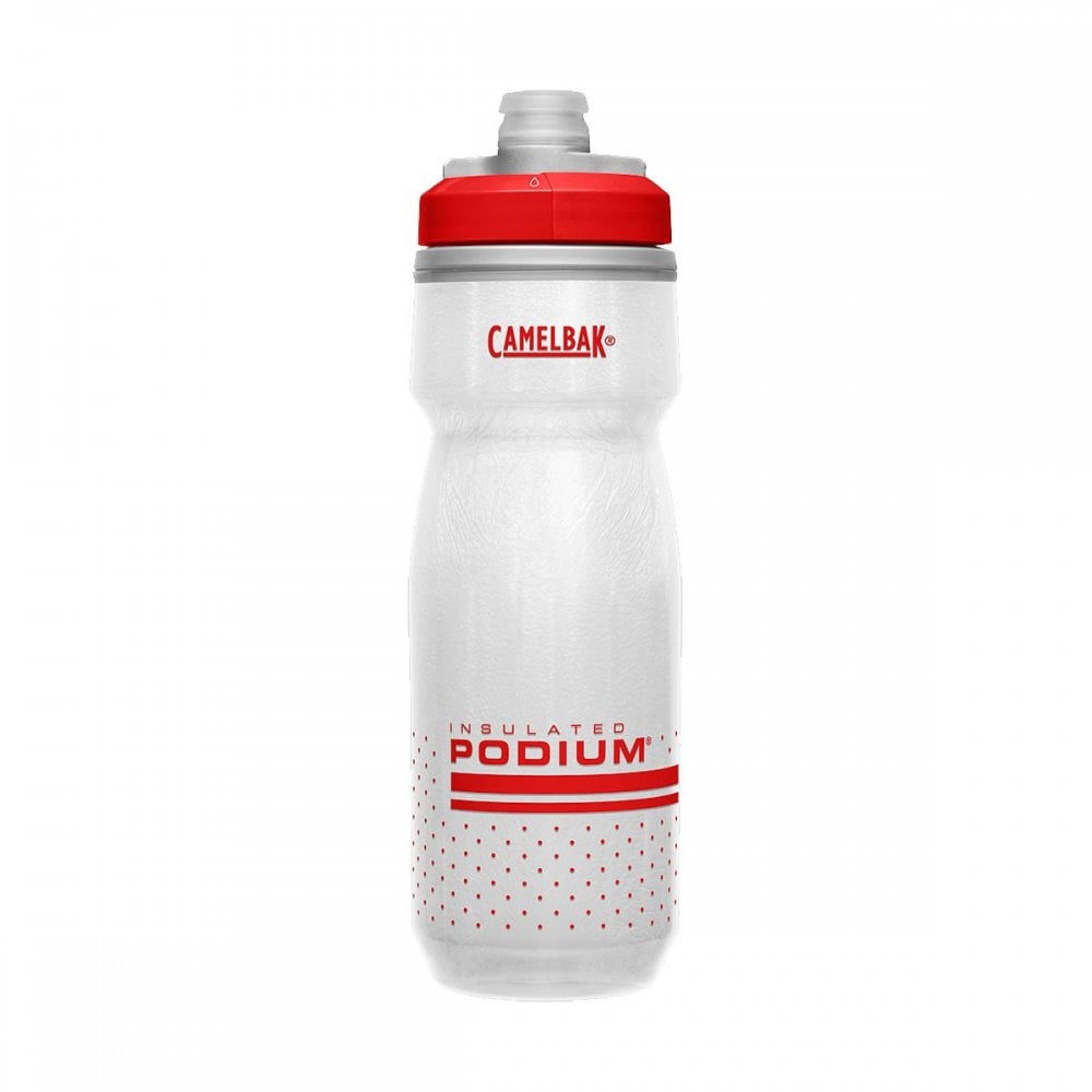 Camelback Podium Chill 600ml Water Bottle Fiery Red/White
