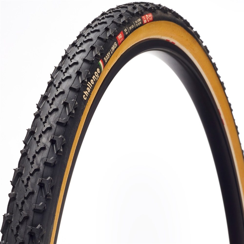 Challenge Baby Limus Pro Handmade Clincher Tyre Tan / 700x33