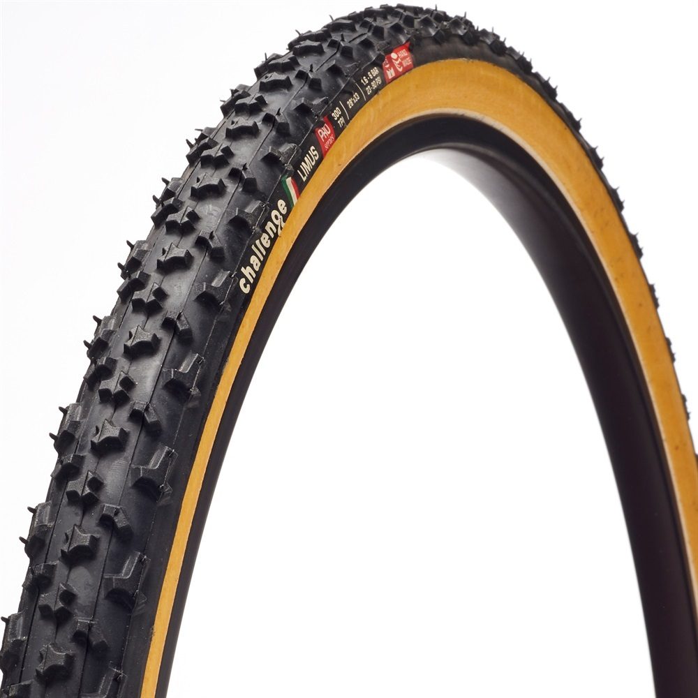 Challenge Limus Pro Handmade Clincher Cyclocross Tyre Tan / 700x33