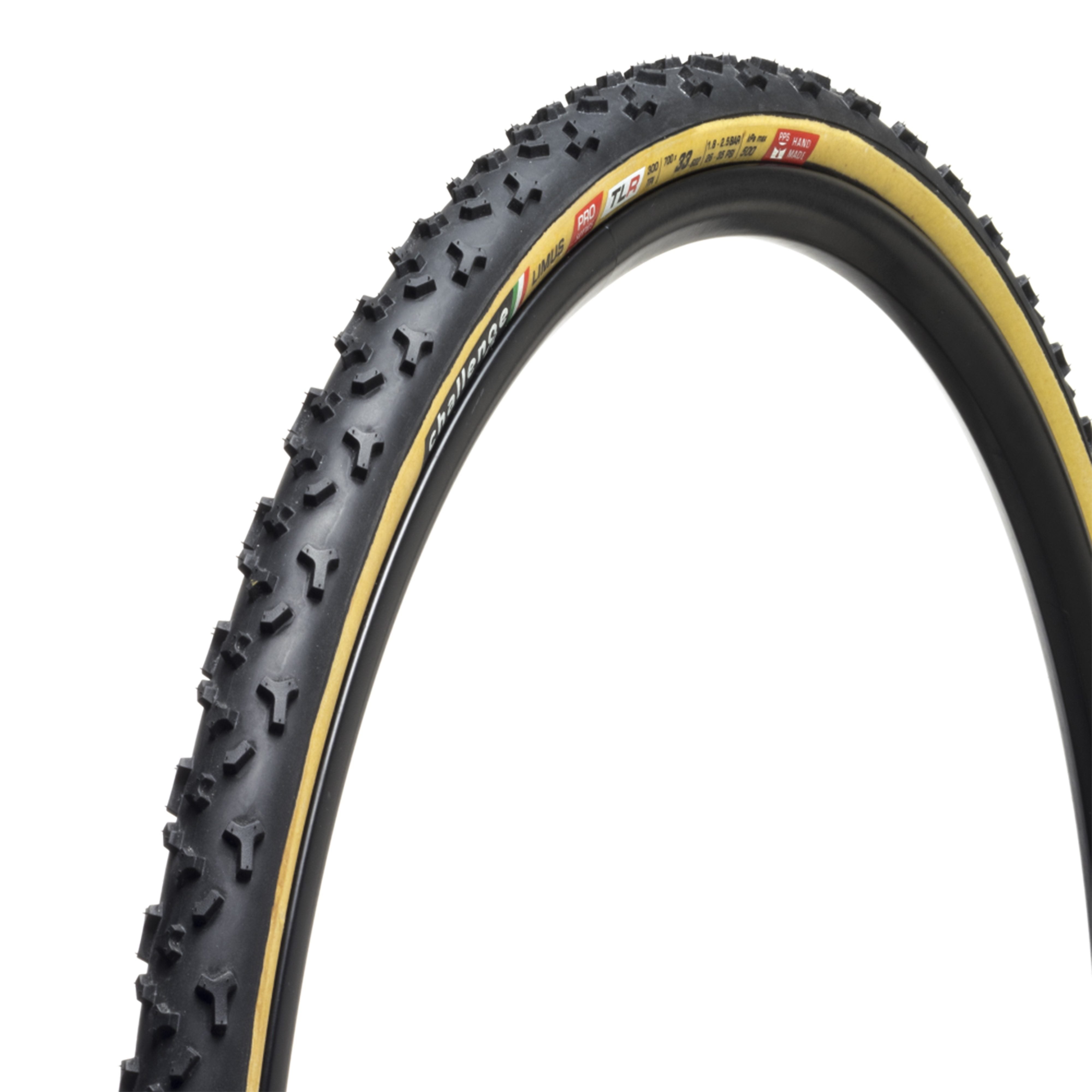 Challenge Limus Pro Handmade TLR Cyclocross Tyre Brown / 700x33