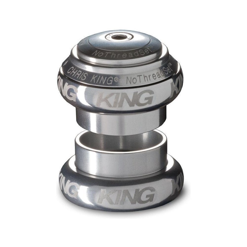 Chris King Headset - Devolution NoThreadSet SV Silver Sotto Voce / 1-1/2 > 1-1/8 Inch