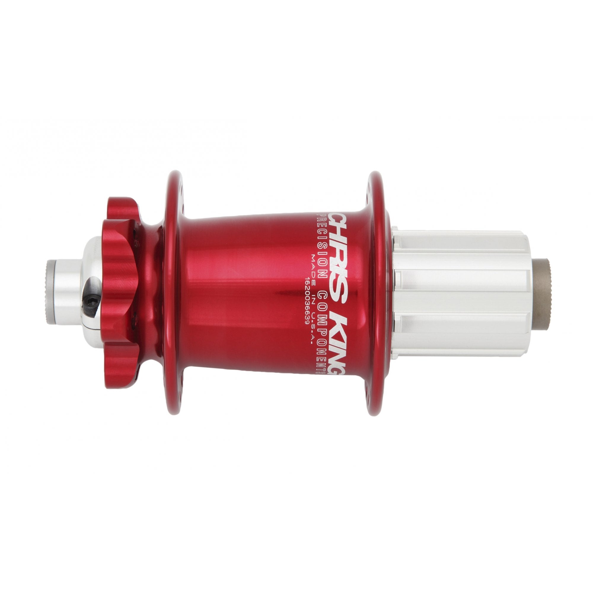 Chris King ISO MTB Hub Rear 142 X 12 Thru Shimano Red SIH / 32h / Shimano