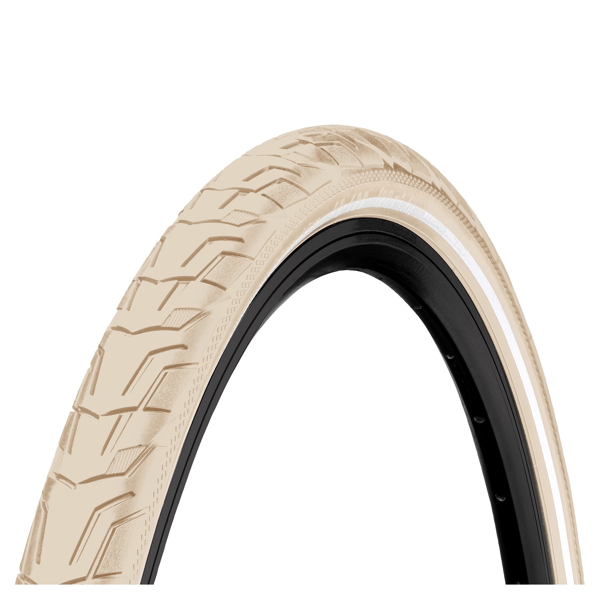Continental Ride City Reflex Tyre Cream/Cream Reflex / 26 X 1.75