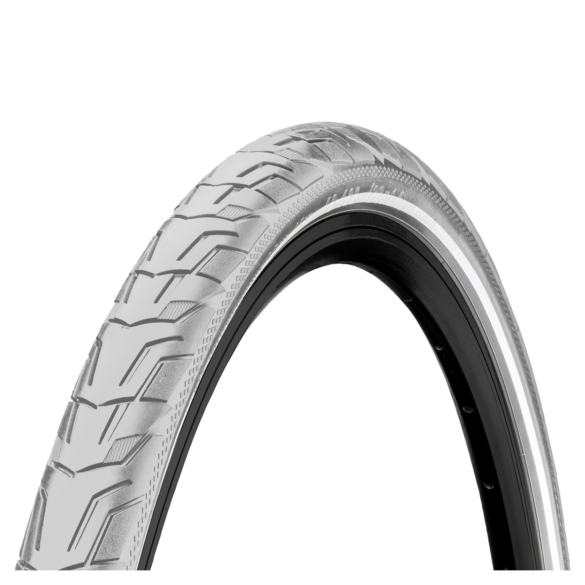 Continental Ride City Reflex Tyre Grey/Grey Reflex / 700 X 47C (45C)
