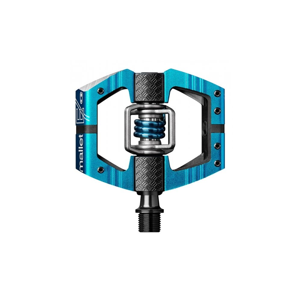Crank Brothers Mallet E Pedals Blue / Standard 52mm