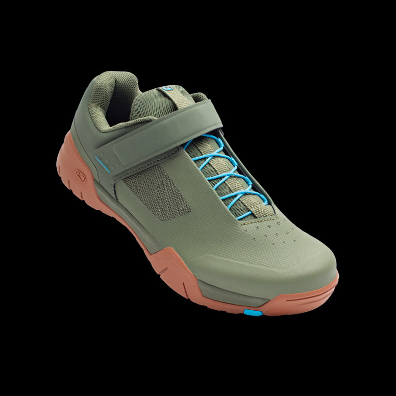 Crank Brothers Mallet E Speed Lace Shoes Green/Blue/Gum / UK 4 / EU 37