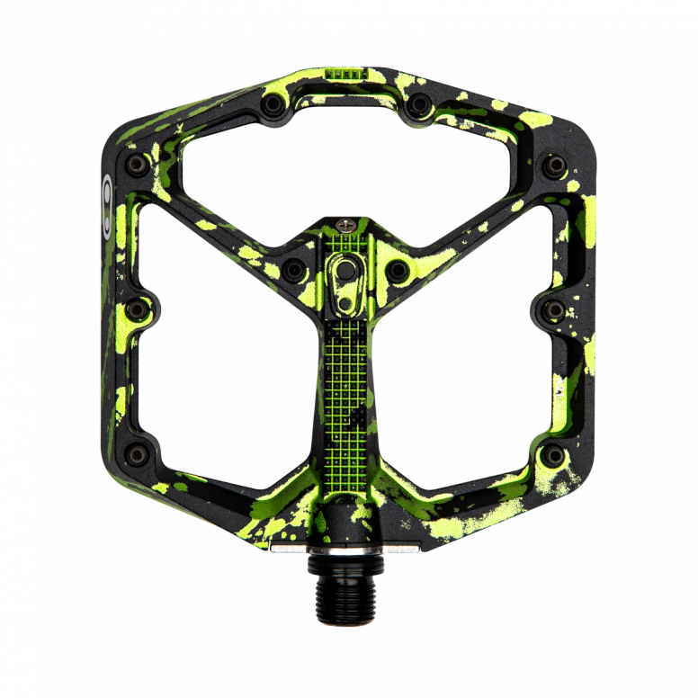 Crank Brothers Stamp 7 Pedals Black/Green / L