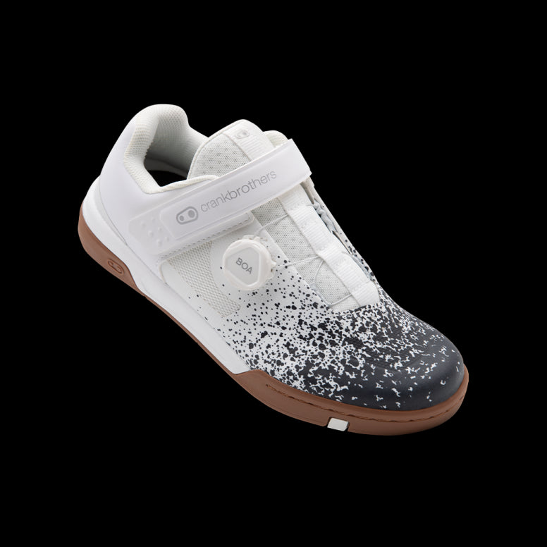 Crank Brothers Stamp Boa Flat Pedal Shoes Black/White / UK 10 / EU 45