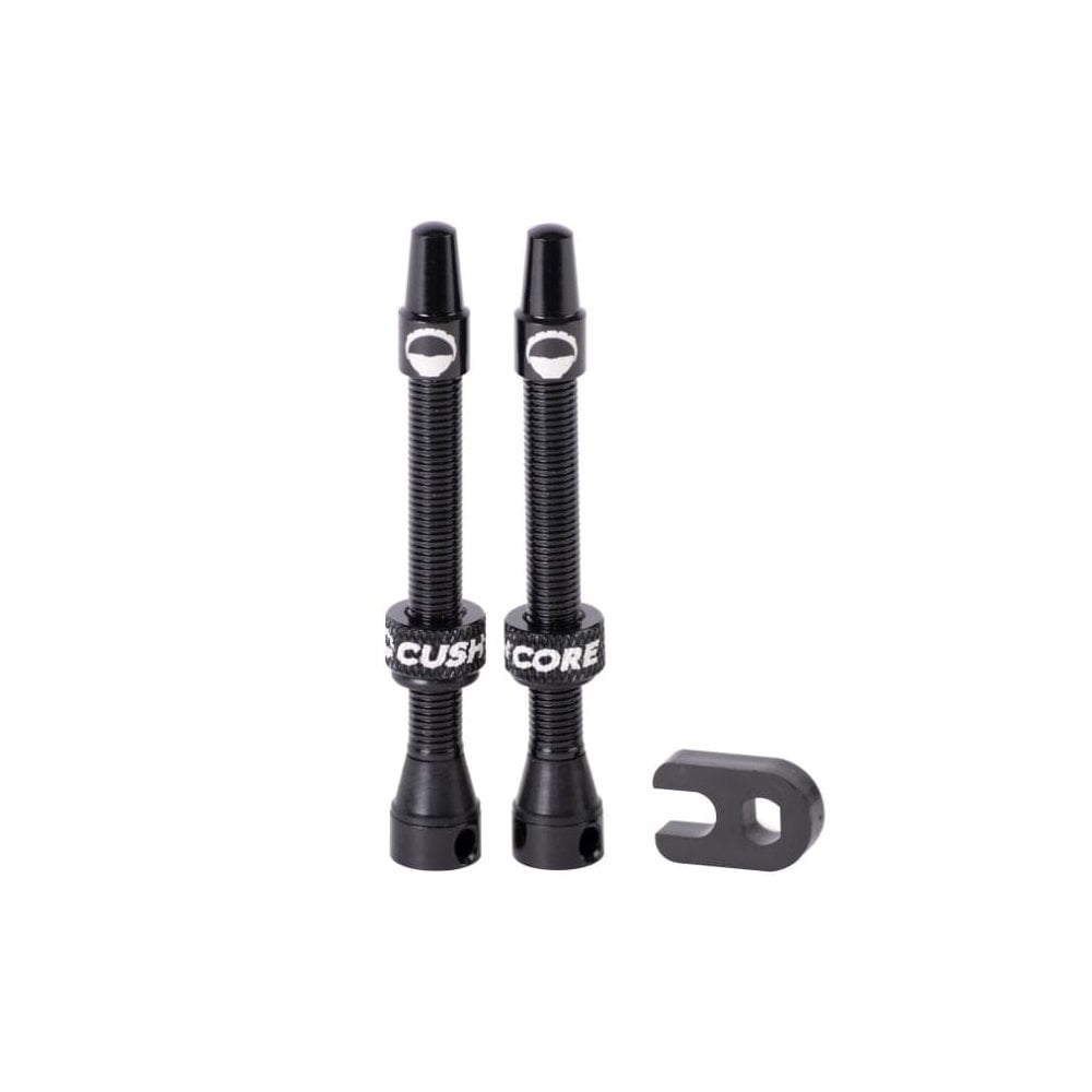 CushCore Tubeless Presta Valves Black / 55mm