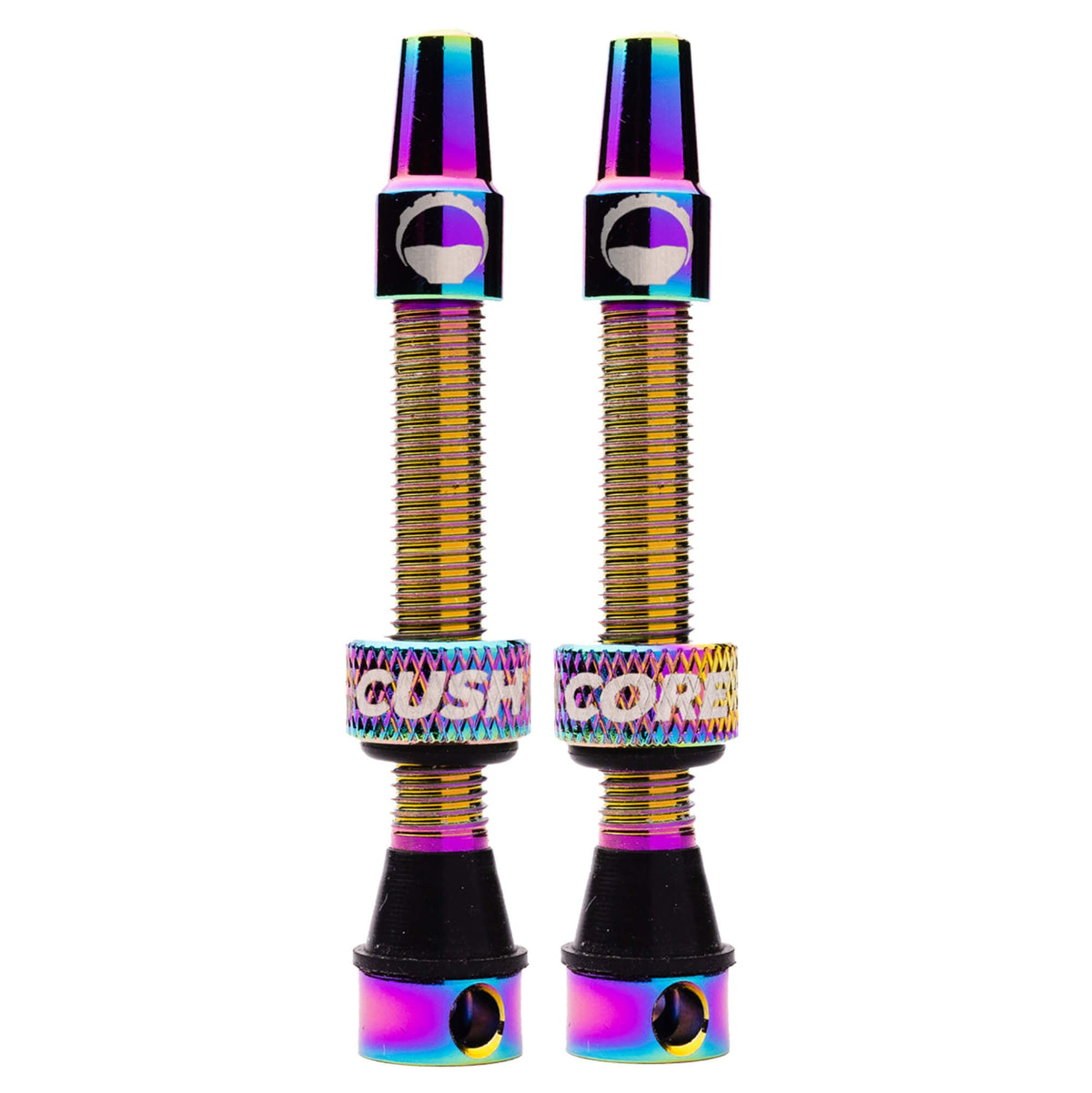 CushCore Tubeless Presta Valves Oil Slick / 44mm
