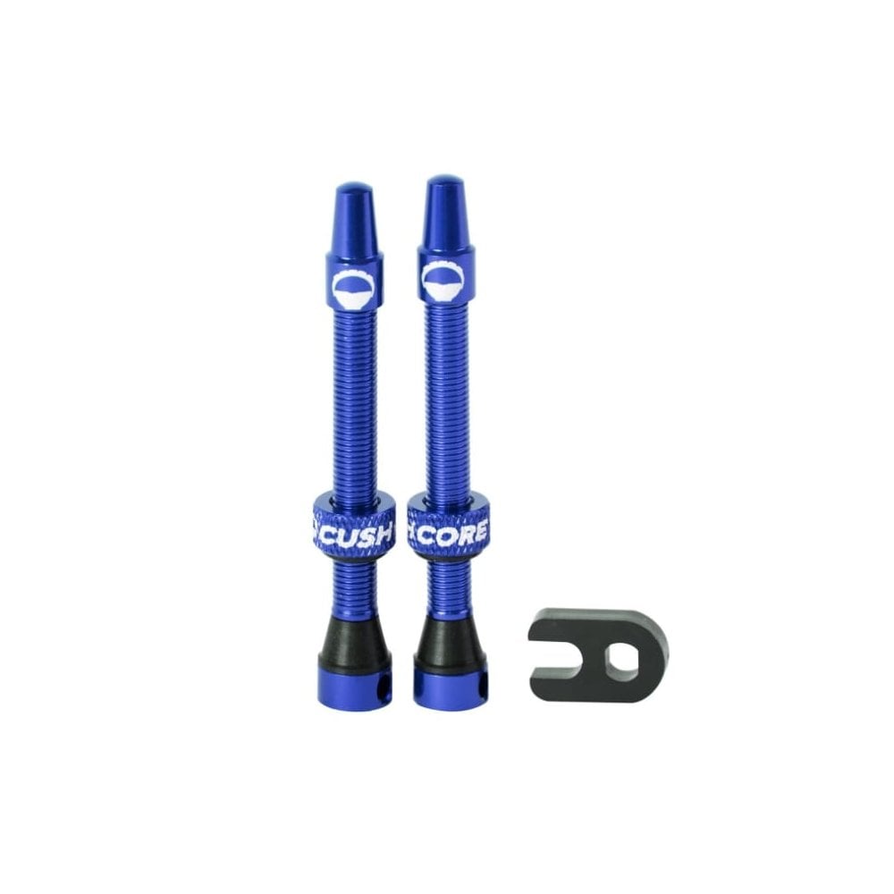 CushCore Tubeless Presta Valves Royal Blue / 55mm