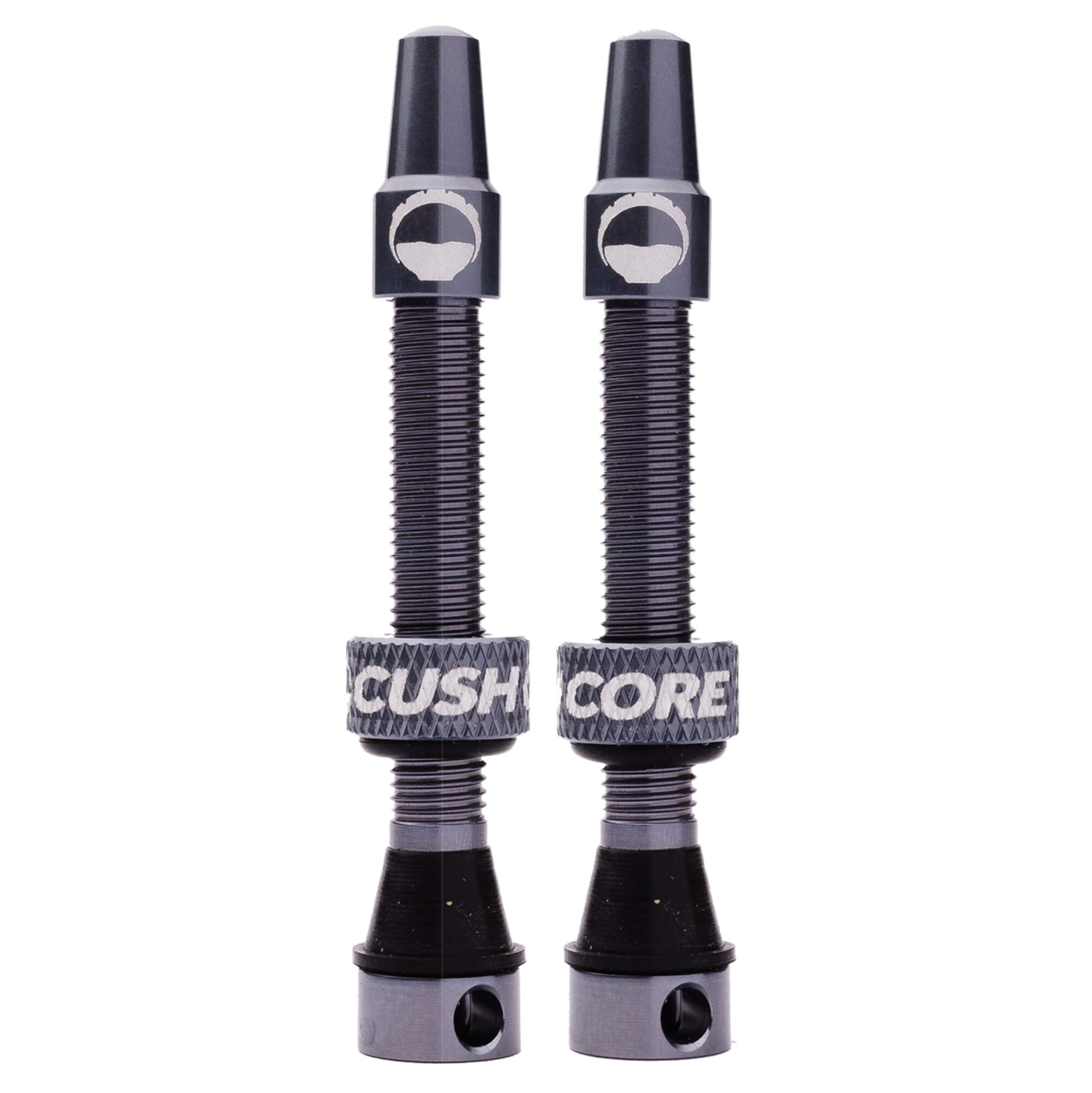 CushCore Tubeless Presta Valves Titanium / 44mm
