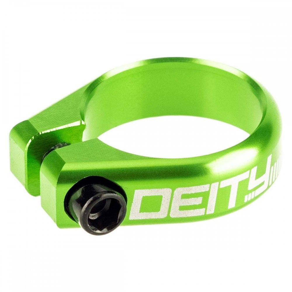 Deity Circuit Seatpost Clamp Green / 36.4mm
