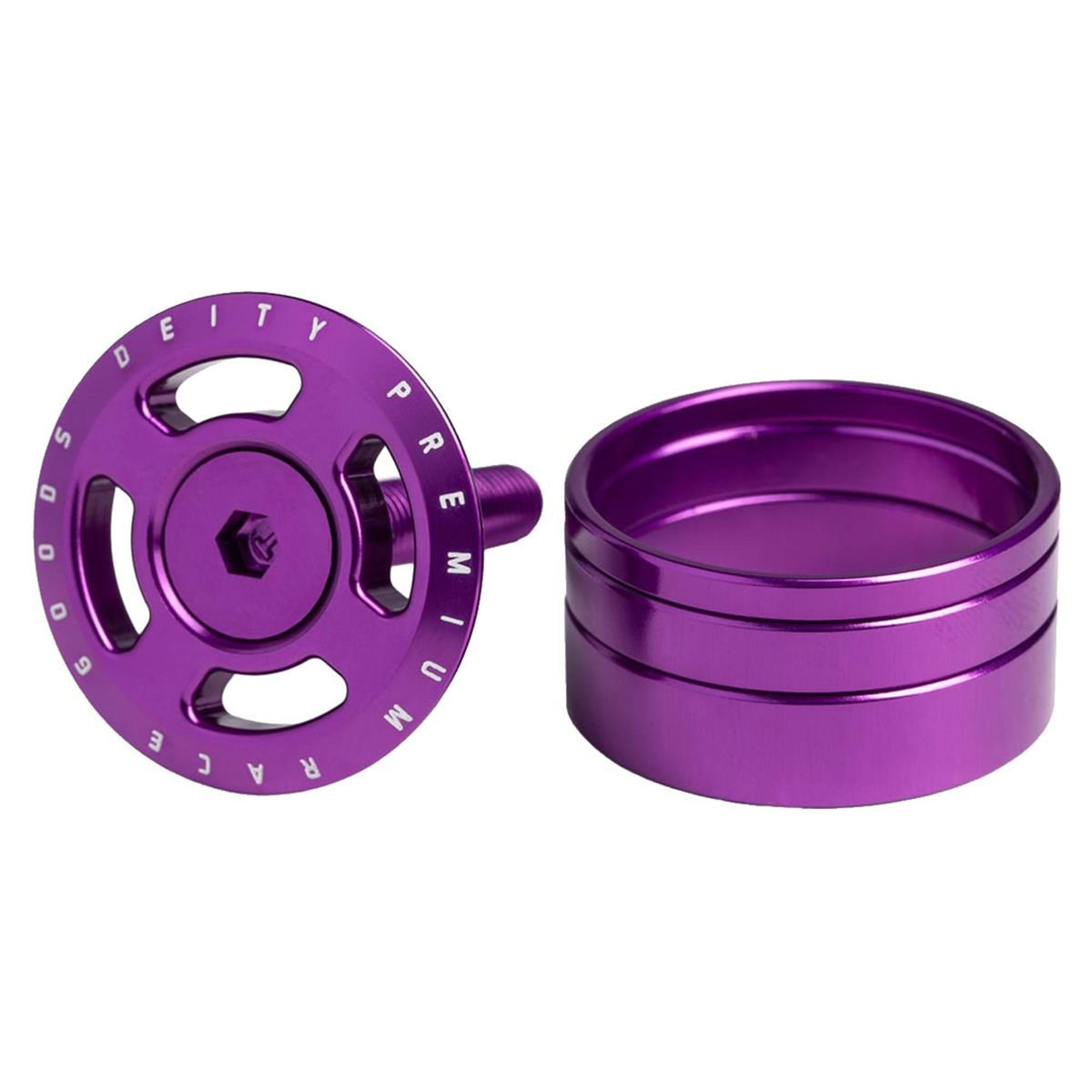 Deity Crosshair Headset Top Cap Kit Purple