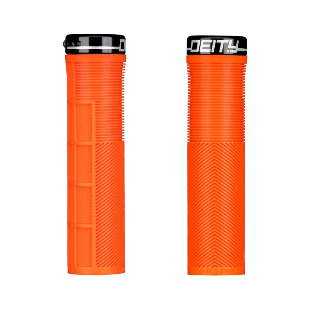 Deity Knuckleduster Grips Orange