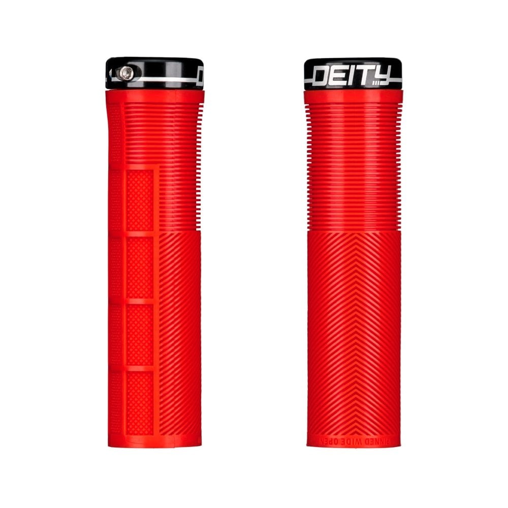 Deity Knuckleduster Grips Red