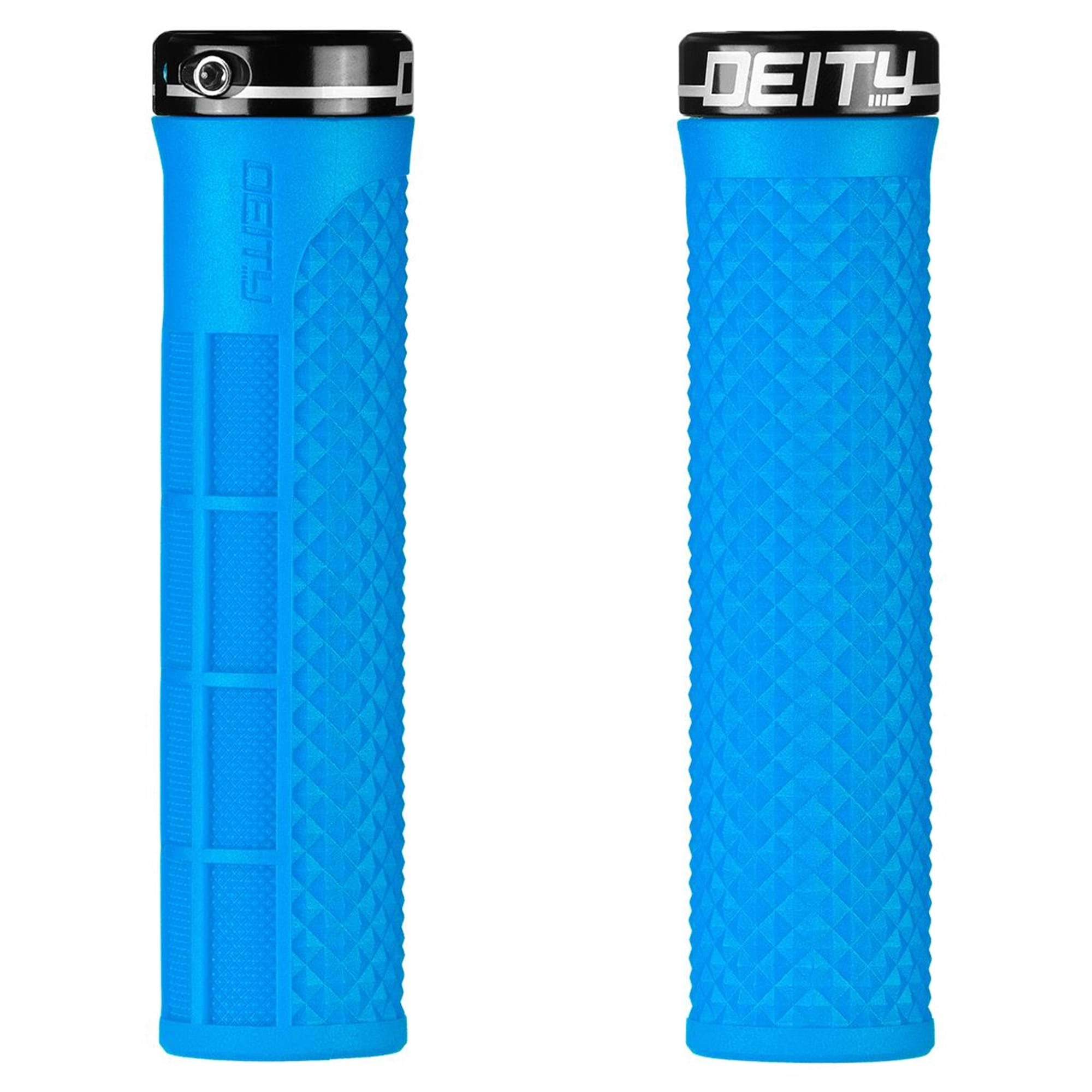 Deity Lockjaw Grips Blue