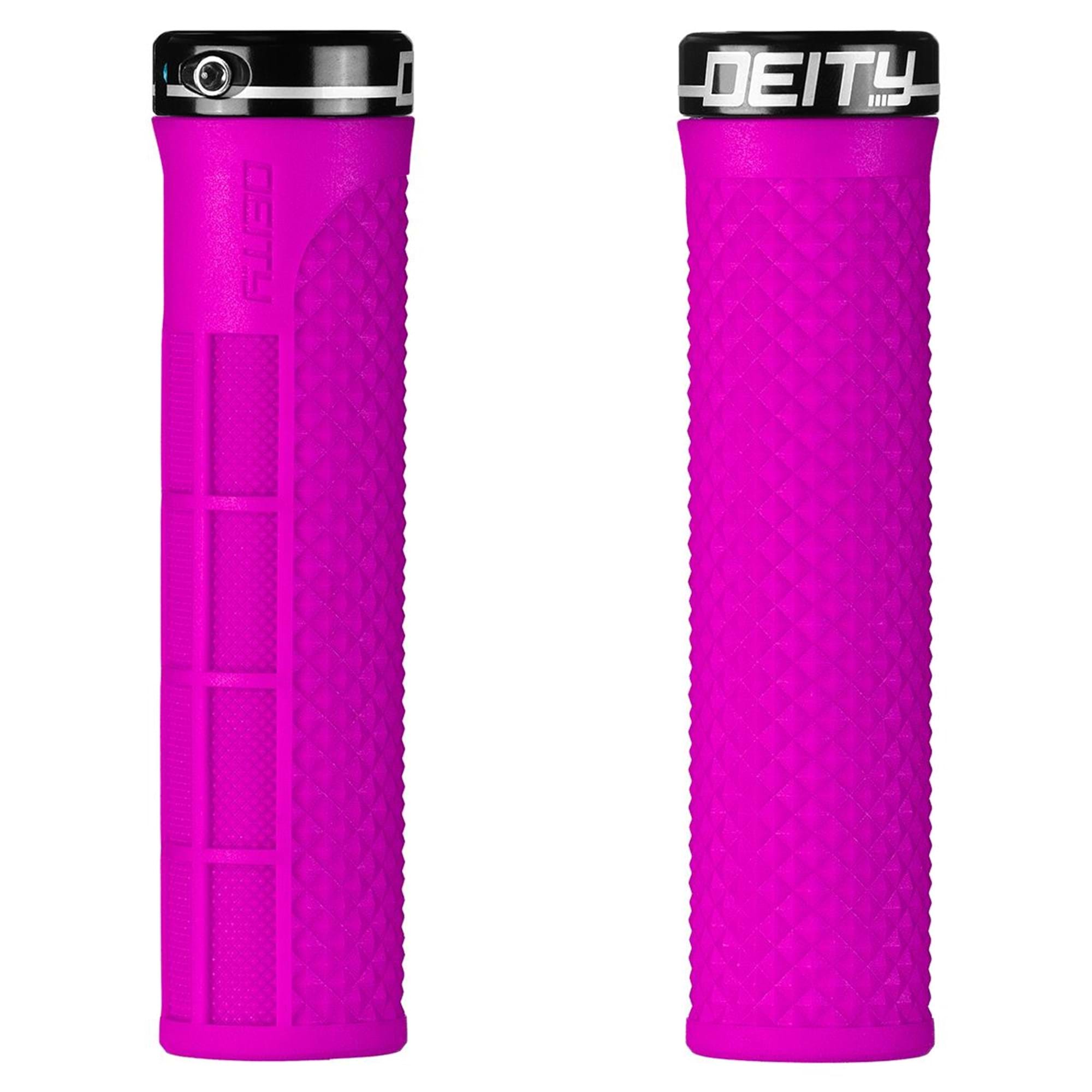 Deity Lockjaw Grips Pink