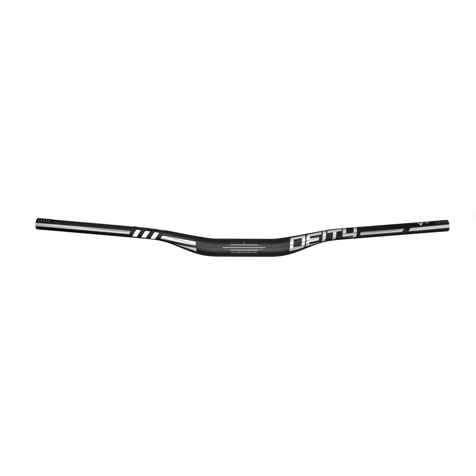 Deity Skywire 35 Carbon Handlebars Chrome / 35mm x 25mm Rise
