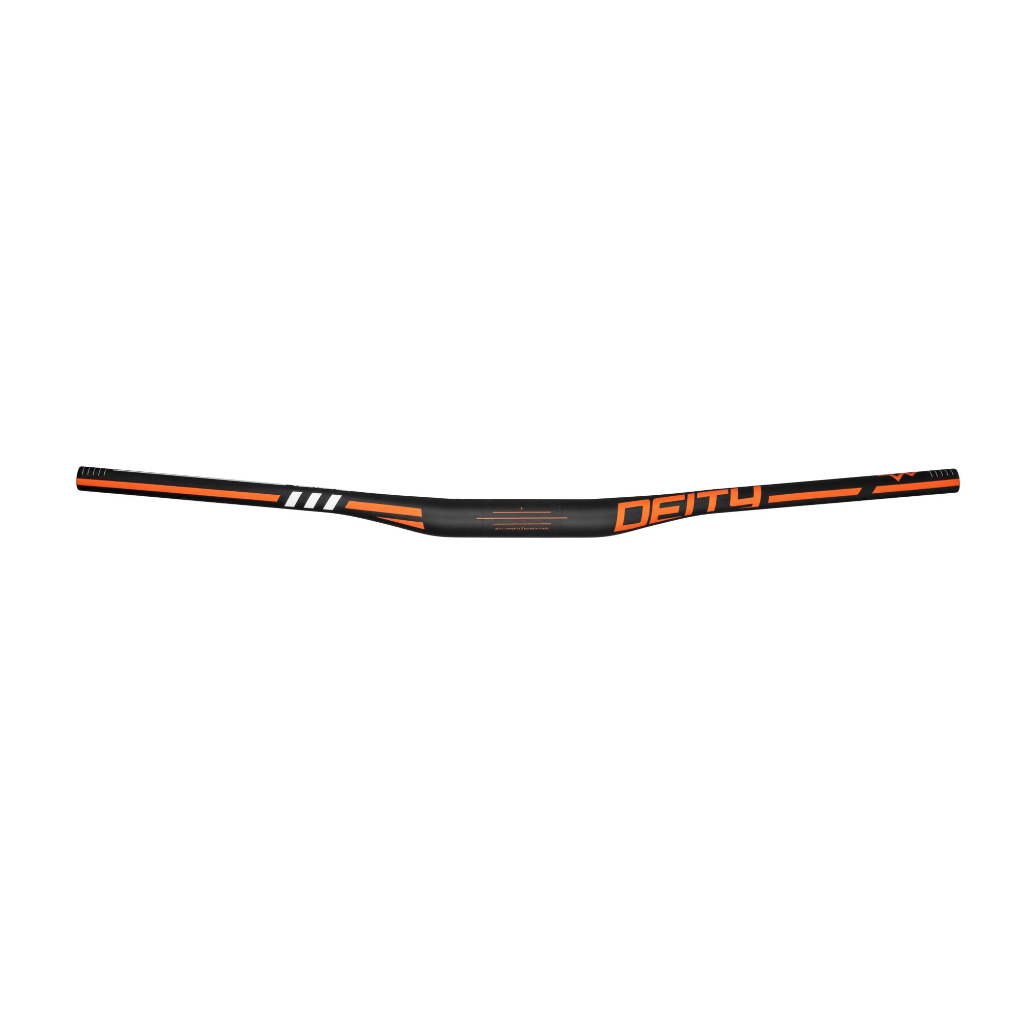 Deity Skywire 35 Carbon Handlebars Orange / 35mm x 15mm Rise
