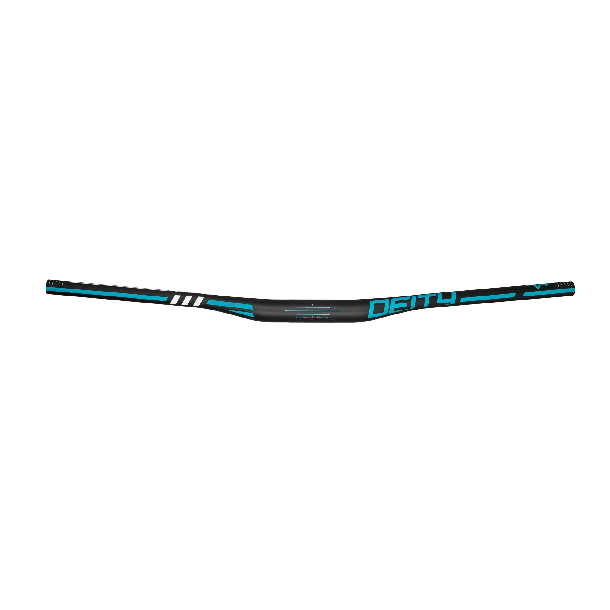 Deity Skywire 35 Carbon Handlebars Turquoise / 35mm x 15mm Rise