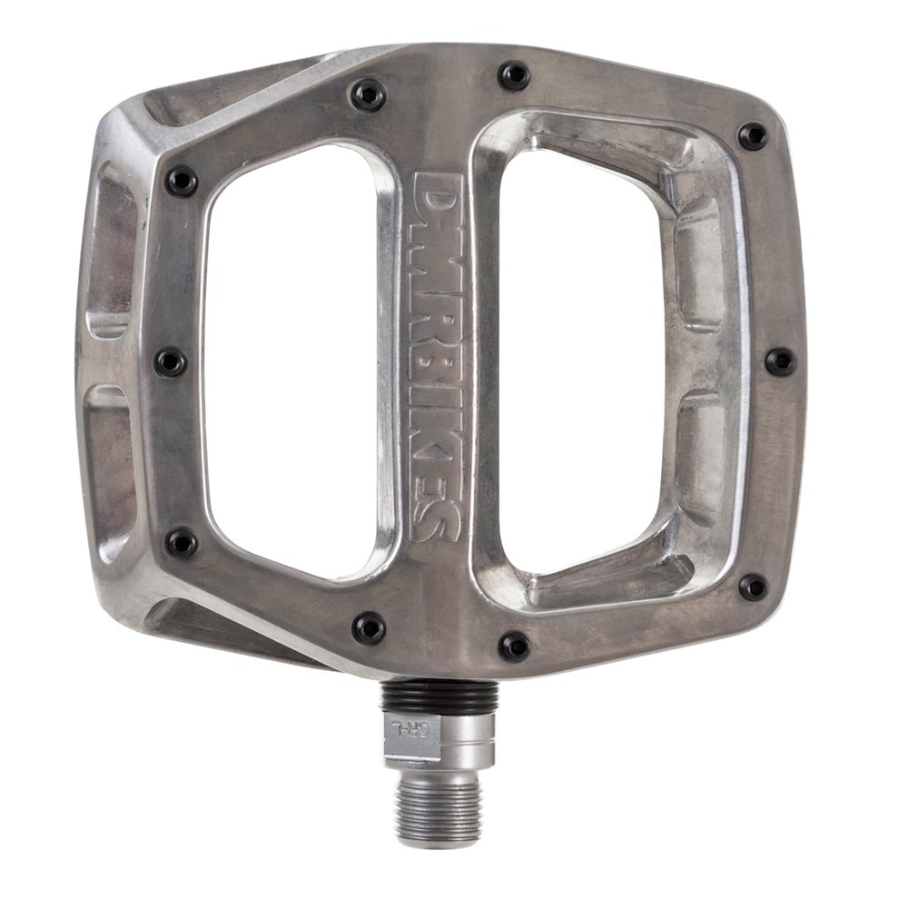 DMR V12 Flat Pedals Polished Silver