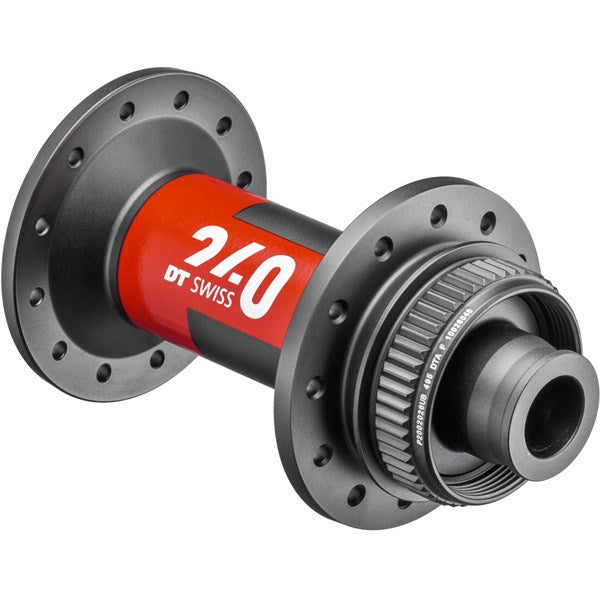 DT Swiss 240 EXP Classic Front Disc Centre-Lock Black / 24 hole / 12 x 100mm