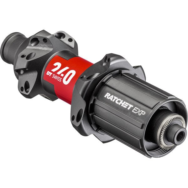 DT Swiss 240 EXP Straight Pull Rear 130mm Q/R Hub Black / 24 hole / 130mm QR Shimano