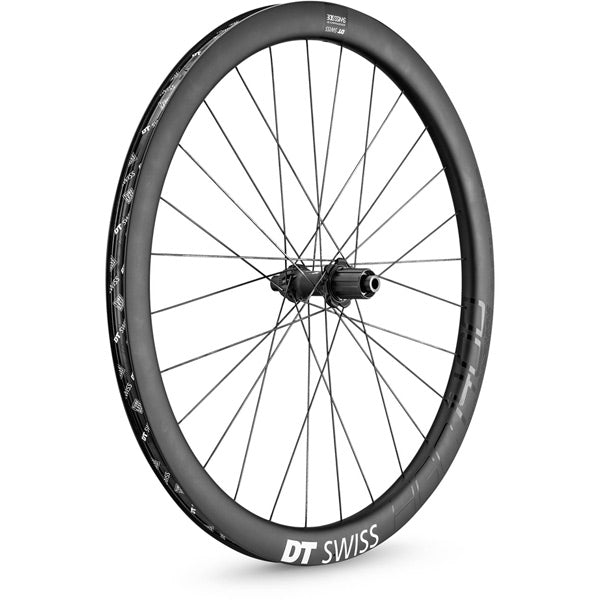 DT Swiss HGC 1400 Carbon Disc Brake Gravel Wheels Black / Rear - 650b x 24mm Carbon Clincher / Boost 12 x 148mm Rear