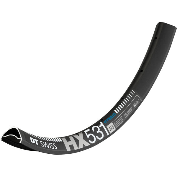 DT Swiss HX 531 Hybrid SBWT Disc Specific Rim Black / 28 hole / 27.5 inches