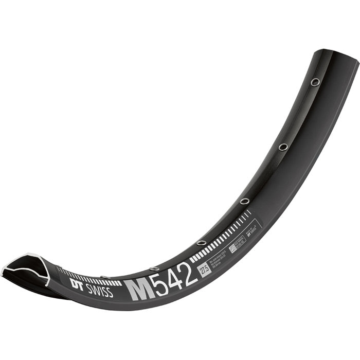 DT Swiss M 542 Sleeve-Joined Disc-Specific Rim Black / 28 hole / 27.5 inches