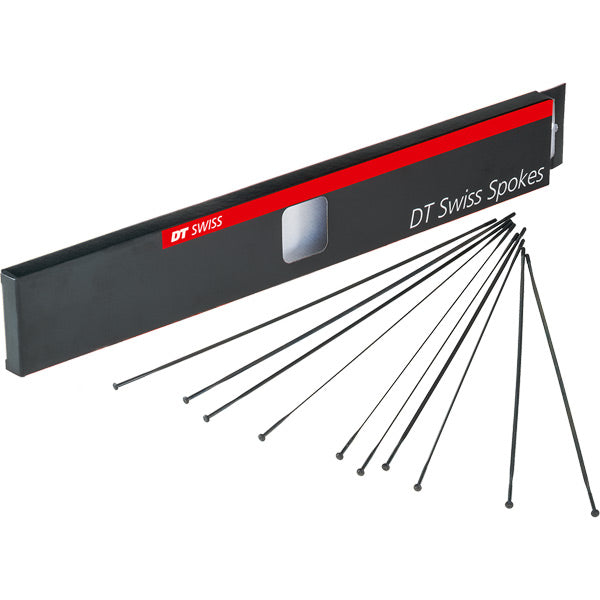 DT Swiss New Aero Straight Pull Spokes 14g Black Box of 20 Black / 288mm