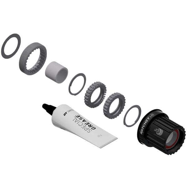 DT Swiss Ratchet LN Conversion Kit for 3-Pawl Hubs MTB 36-tooth Black (Alloy) / Shimano Micro Spline