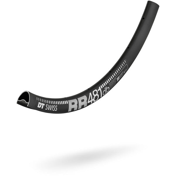 DT Swiss RR 481 DB SBWT Disc Brake Rim Black / 24 hole / 700c
