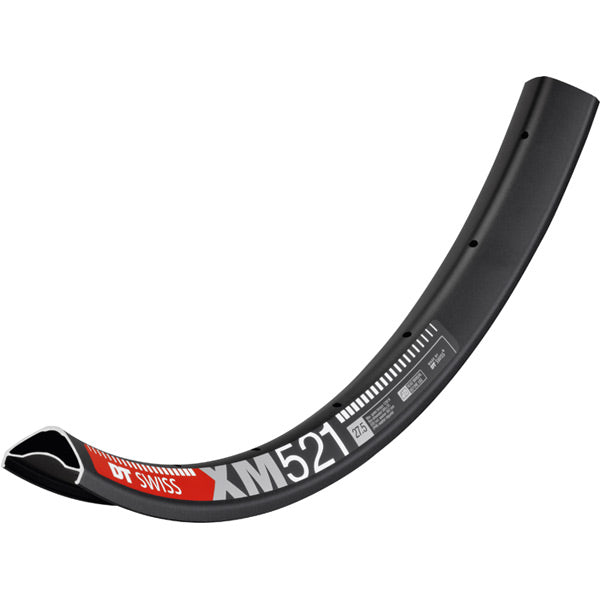 DT Swiss XM 521 SBWT Disc Brake Rim Black / 28 hole / 27.5 inches