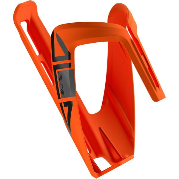 Elite Ala Resin Bottle Cage Orange / Black / One Size