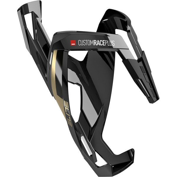 Elite Custom Race Plus Resin Bottle Cage Black / Gold / One Size