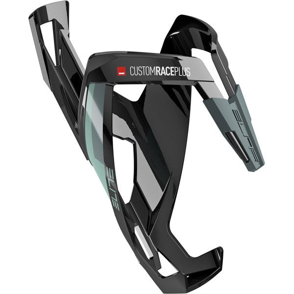 Elite Custom Race Plus Resin Bottle Cage Black / Green / One Size