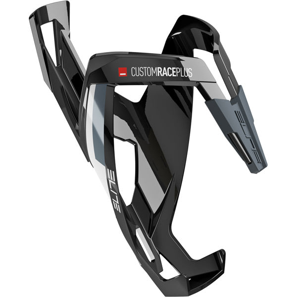 Elite Custom Race Plus Resin Bottle Cage Black / White / One Size
