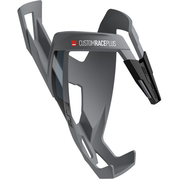 Elite Custom Race Plus Resin Bottle Cage Matt Grey / Black / One Size