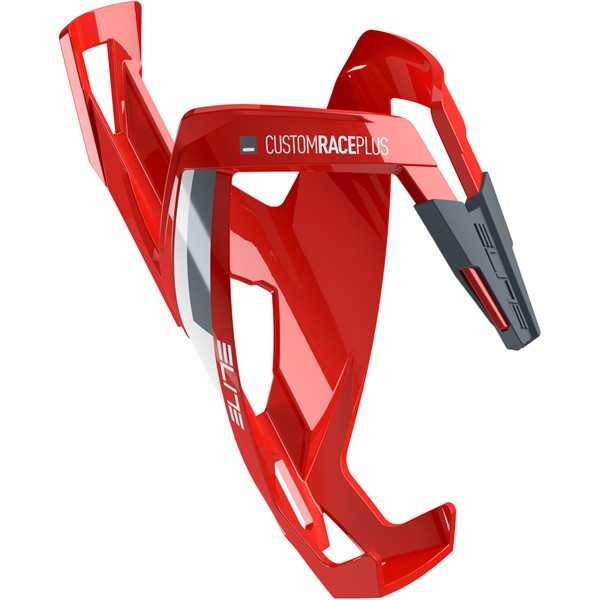Elite Custom Race Plus Resin Bottle Cage Red / White / One Size