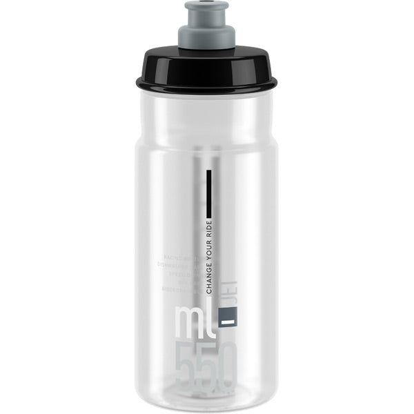 Elite Jet Biodegradable Bottle Clear / Grey / 550 ml