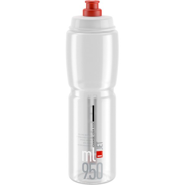 Elite Jet Biodegradable Bottle Clear / Red / 950 ml
