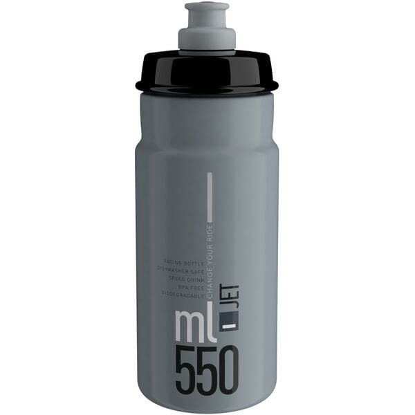 Elite Jet Biodegradable Bottle Grey / Black / 550 ml