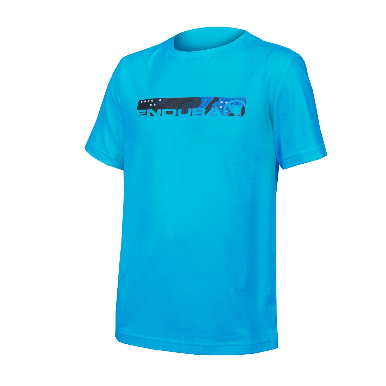 Endura Kid's One Clan Organic Tee Camo ElectricBlue / 11-12yrs